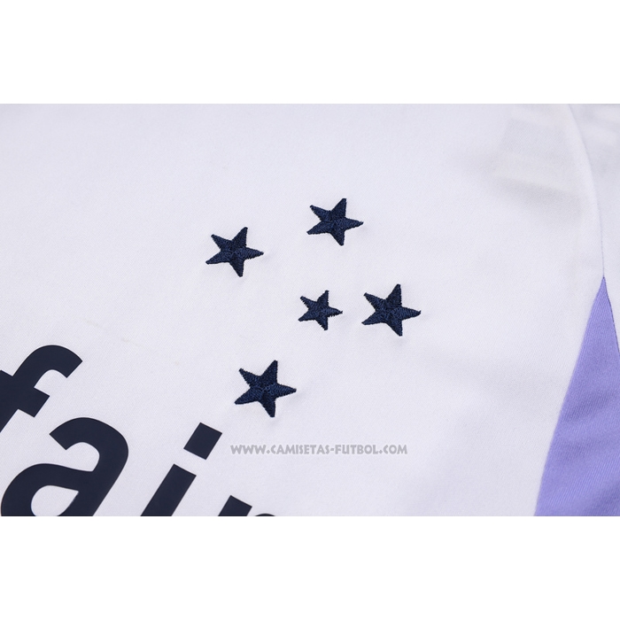 Chandal del Cruzeiro Manga Corta 2023-2024 Blanco